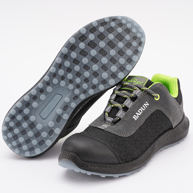 巴盾6511-015透氣防砸防刺穿鋼包頭安全鞋圖片1