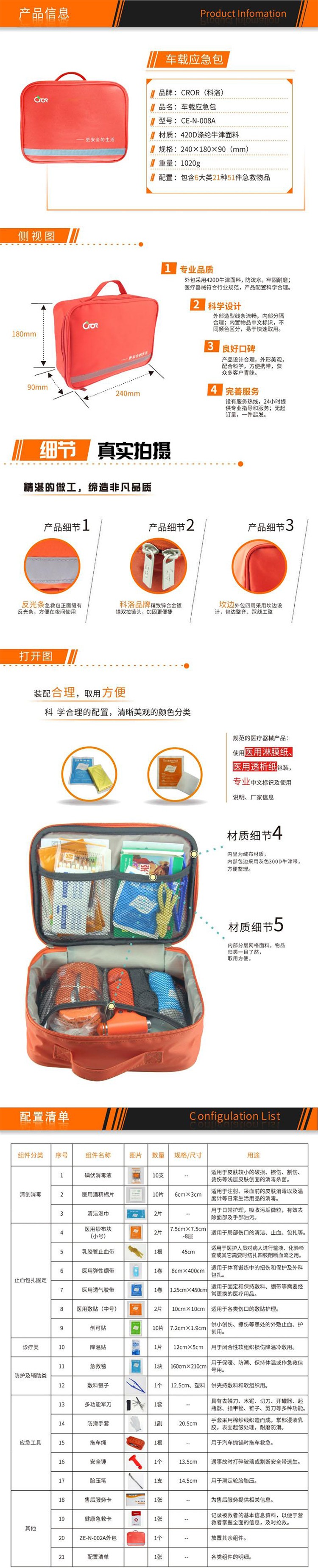 科洛ZE-N-008A防暑降溫急救包圖片