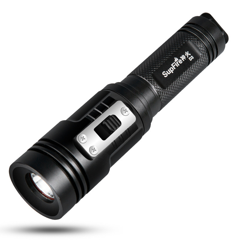 神火D3潛水鋁合金強光手電筒圖片3