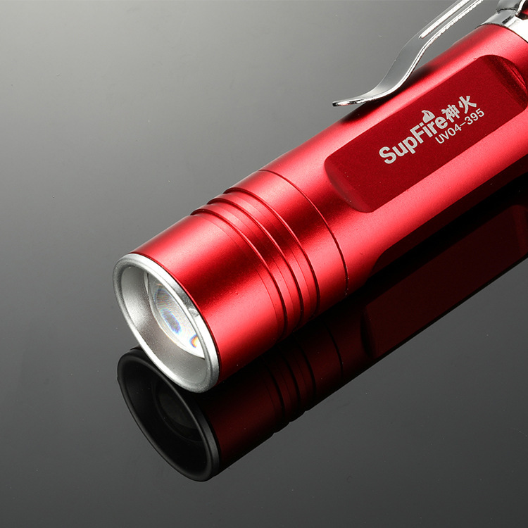 神火UV04熒光驗鈔防偽紫光手電筒圖片1