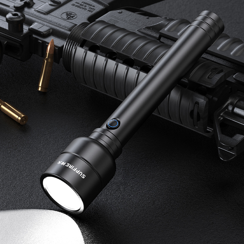 神火Y16戶外照明防身手電筒圖片3