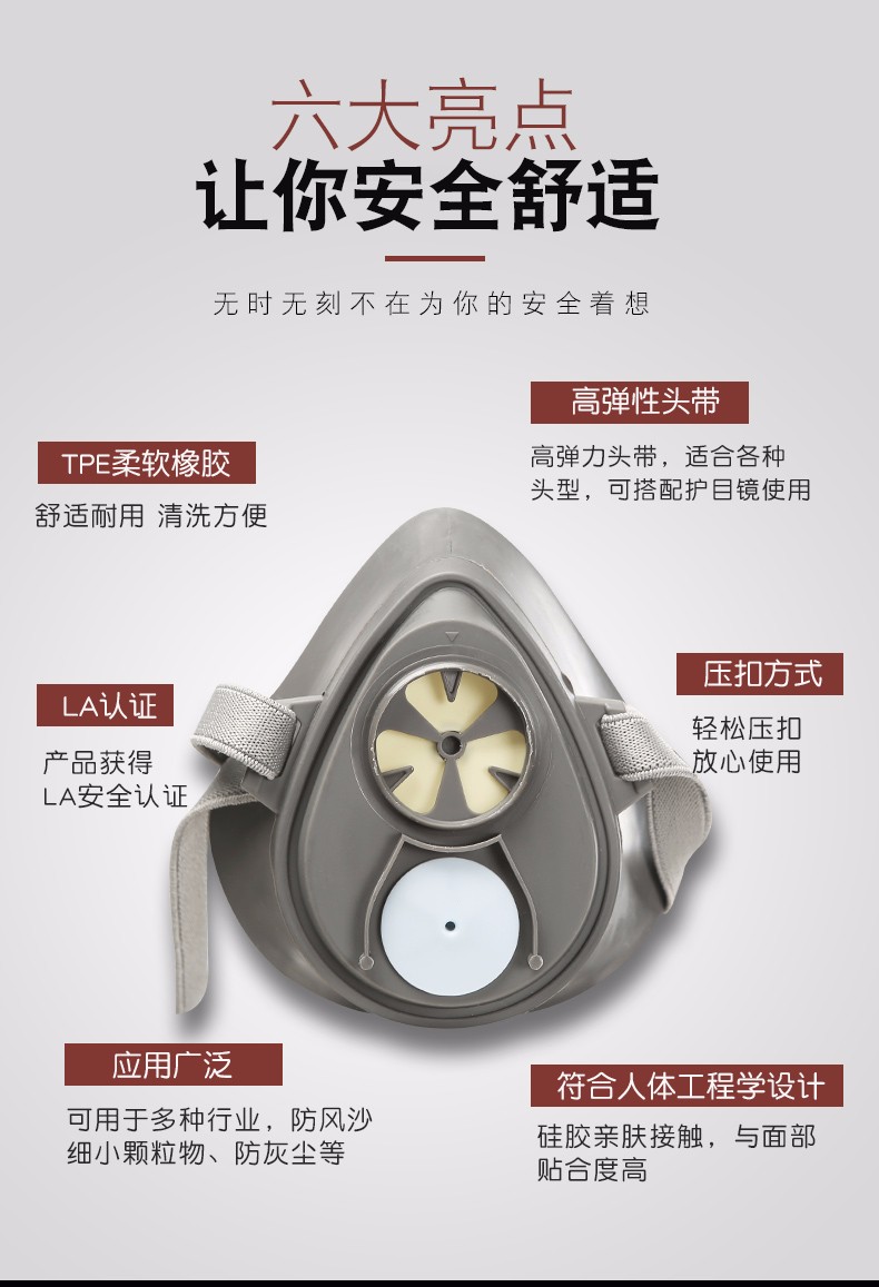 普達8005防塵面具圖片3
