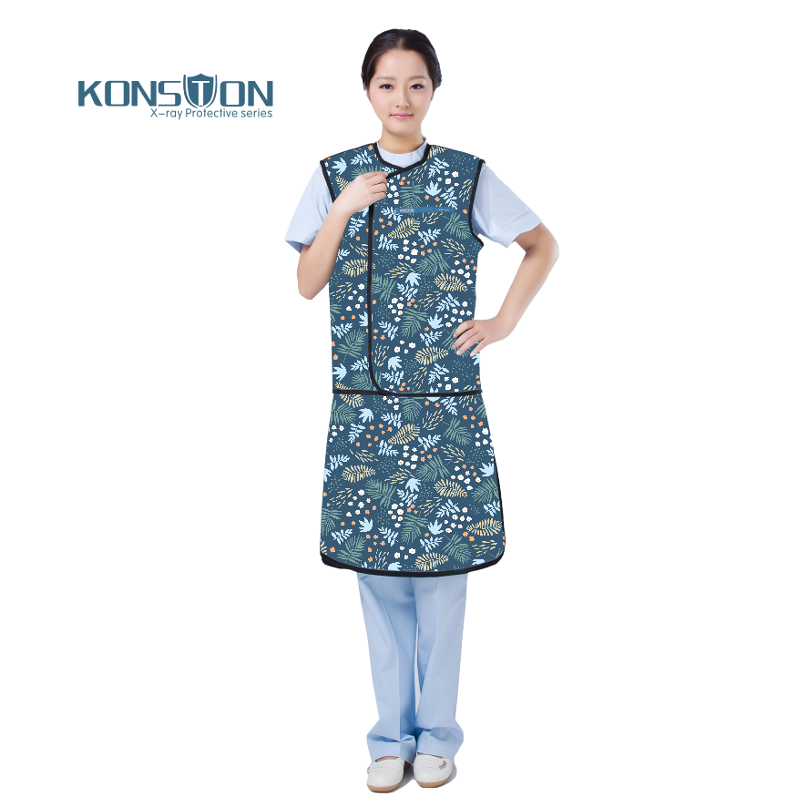 康仕盾LF004A分體雙面式無(wú)袖無(wú)鉛防護(hù)圍裙圖片