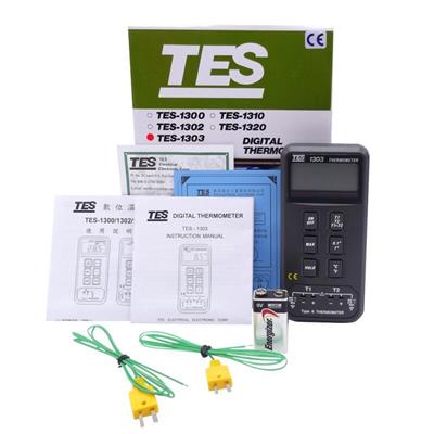 臺(tái)灣泰仕TES-1303溫度表溫度計(jì)圖片1