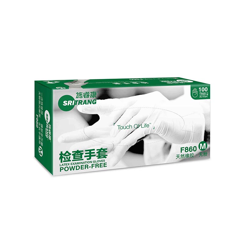 施睿康F860天然乳膠檢查手套圖片