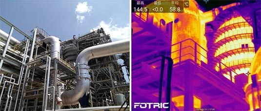 紅外熱像儀在化工廠的重要應用