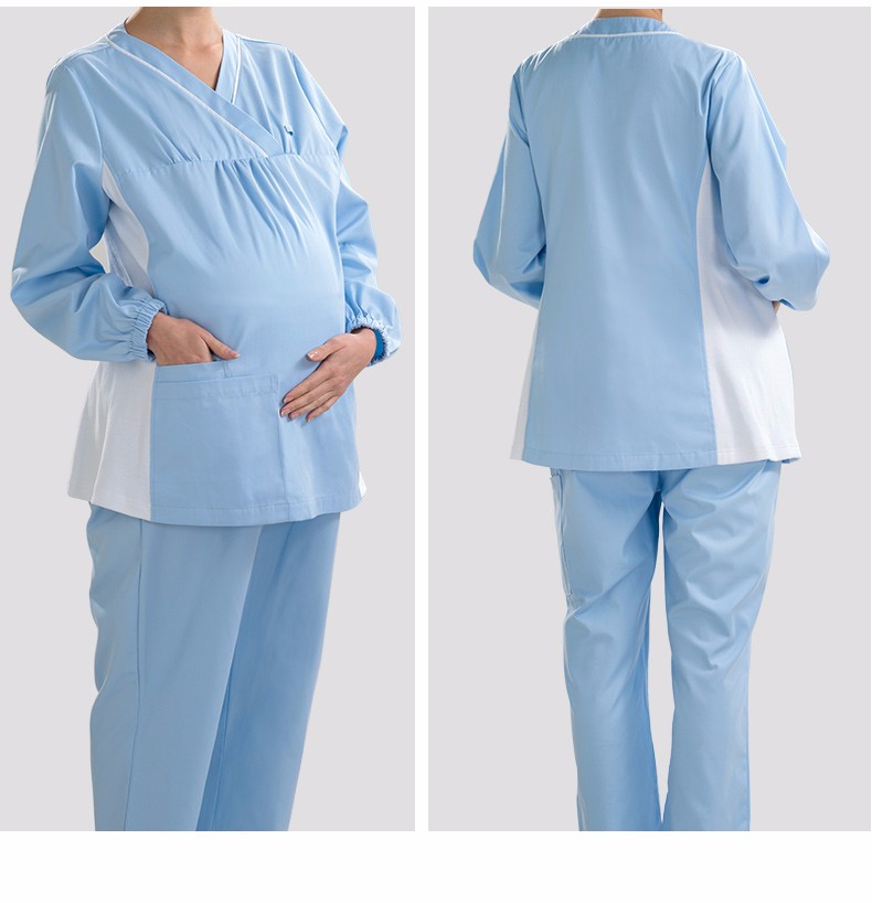樂倍康DA036湖藍護士服圖片2