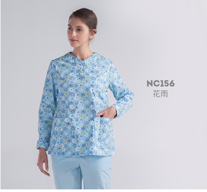樂倍康NC156花雨長袖護士服圖片1