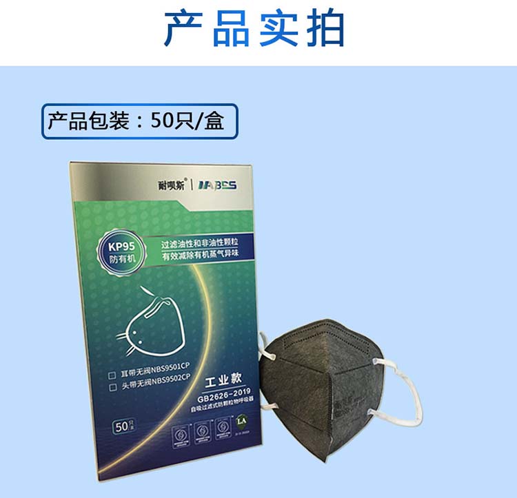 耐唄斯NBS9501CP耳帶式防塵口罩圖片3