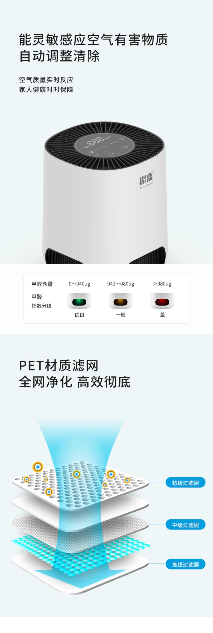 霍盛HMS-AO-lite桌面空氣凈化器圖片2