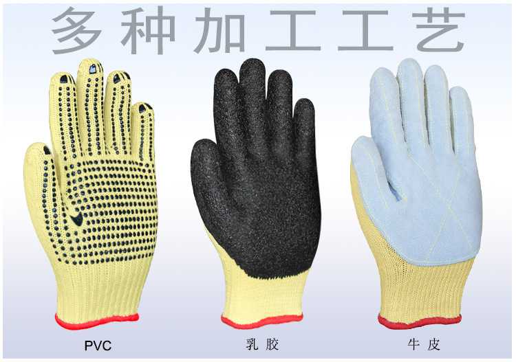 bestop倍護B5064芳綸貼皮4級防割手套圖片5