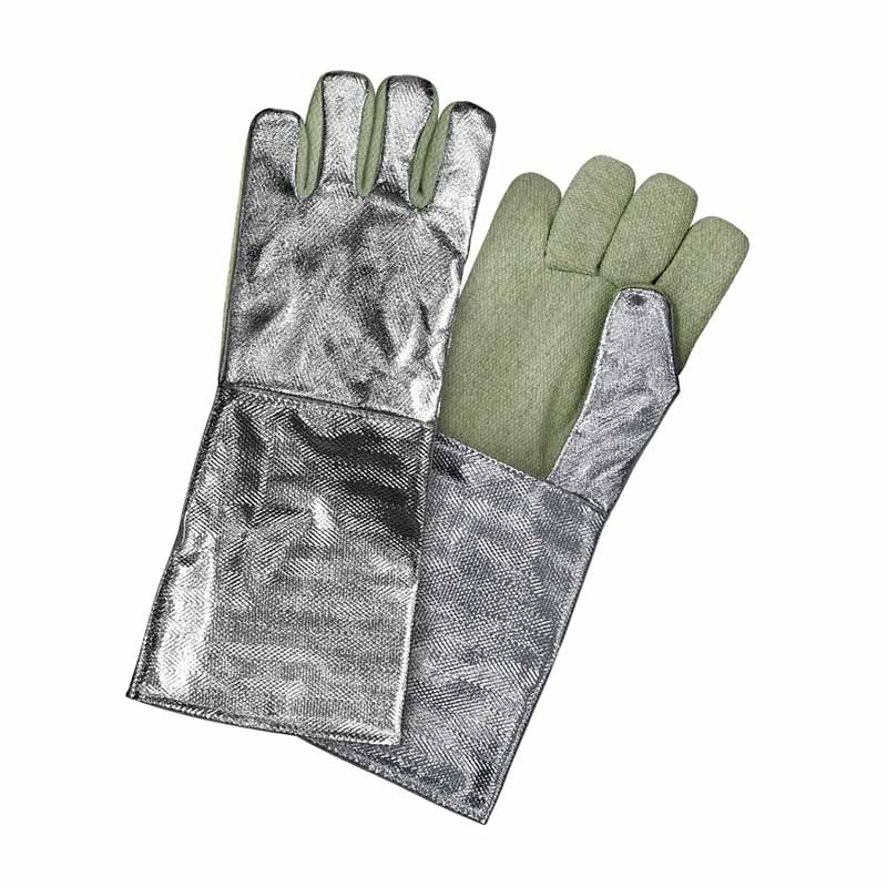 藍鷹AL165加長五指型鋁箔耐高溫手套圖片1