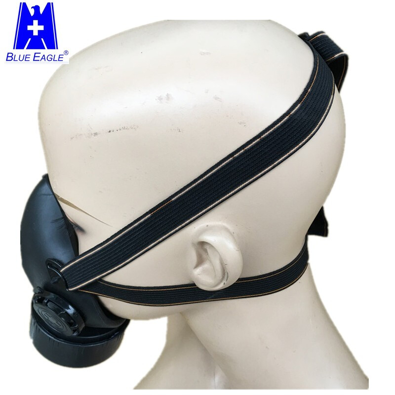 藍鷹NP305橡膠單濾盒半面罩防毒面具圖片4