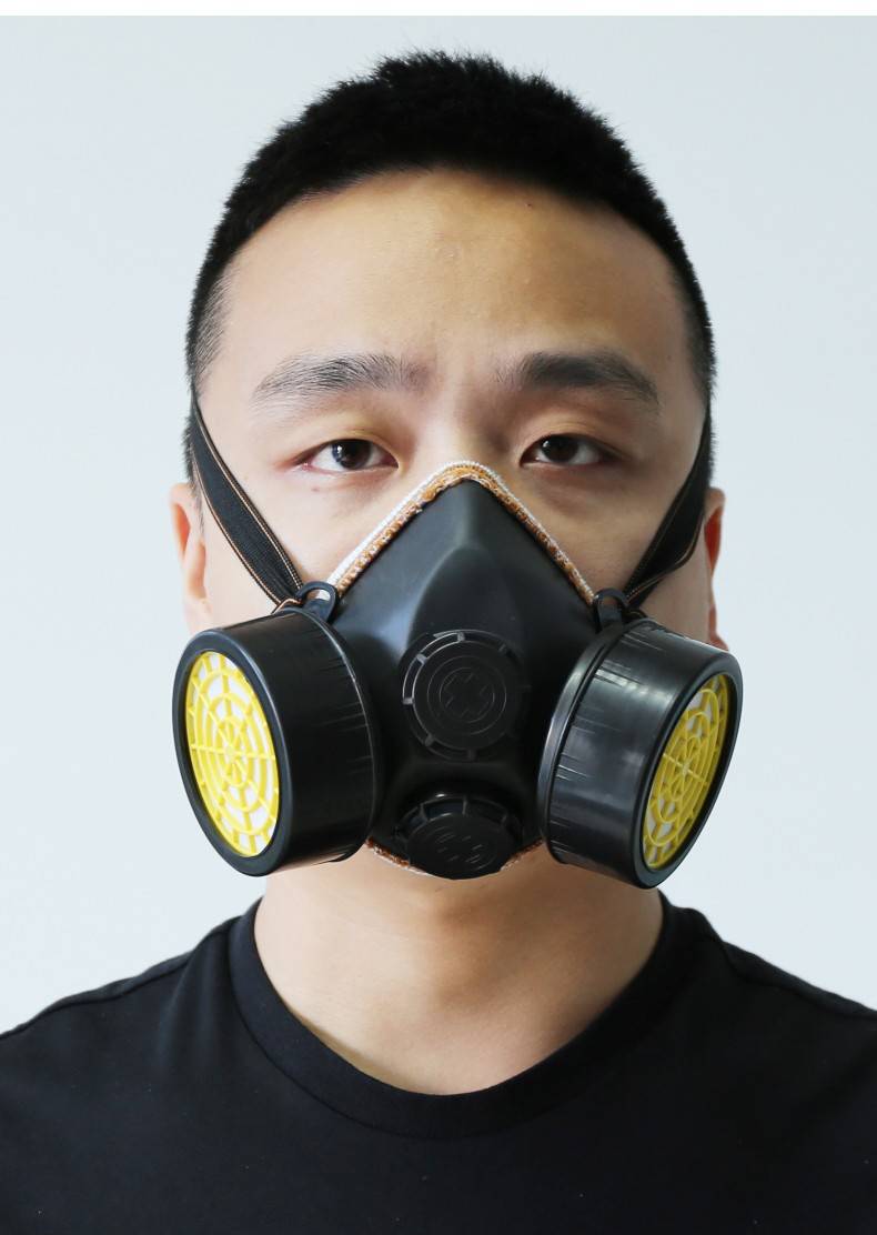 藍鷹NP306橡膠雙濾盒半面罩防毒面具圖片14