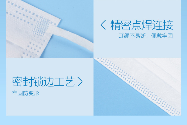 3M7660+耐適康一次性口罩 超小號(hào)5只/袋圖片13