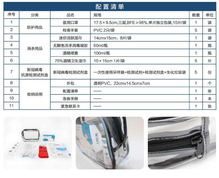 藍帆醫療FY-B013新冠病毒抗原檢測套裝