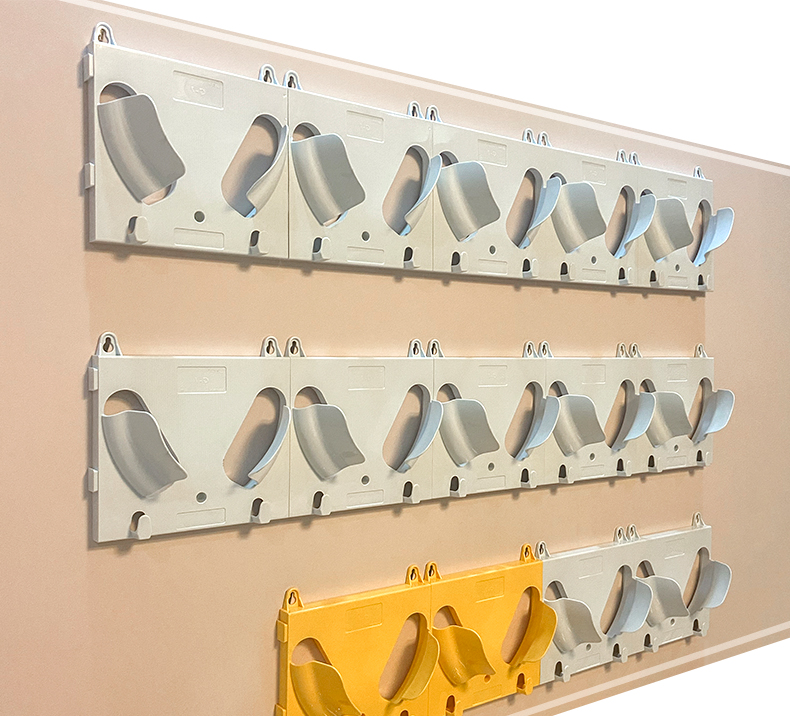 定和DH30201安全帽放置架壁掛展示柜架7