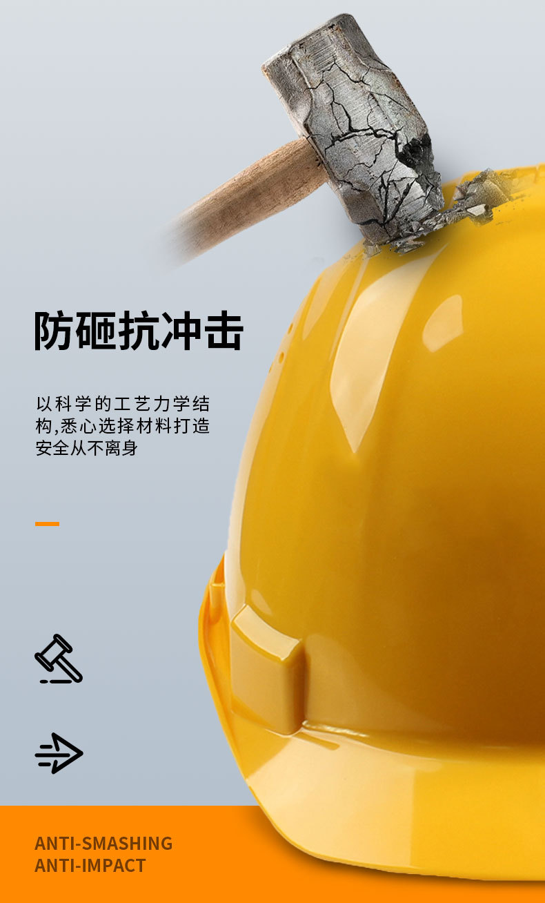 霍尼韋爾H99RA102S黃色ABS安全帽圖片6