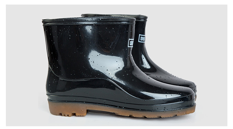 回力557黑色耐油防水雨靴圖片10
