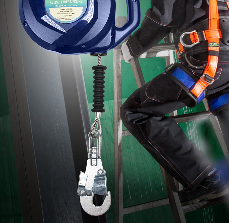 建鋼690310速差防墜器高空自鎖速差器10米2