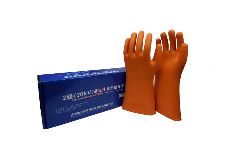 天天平安20KV橡膠絕緣手套7