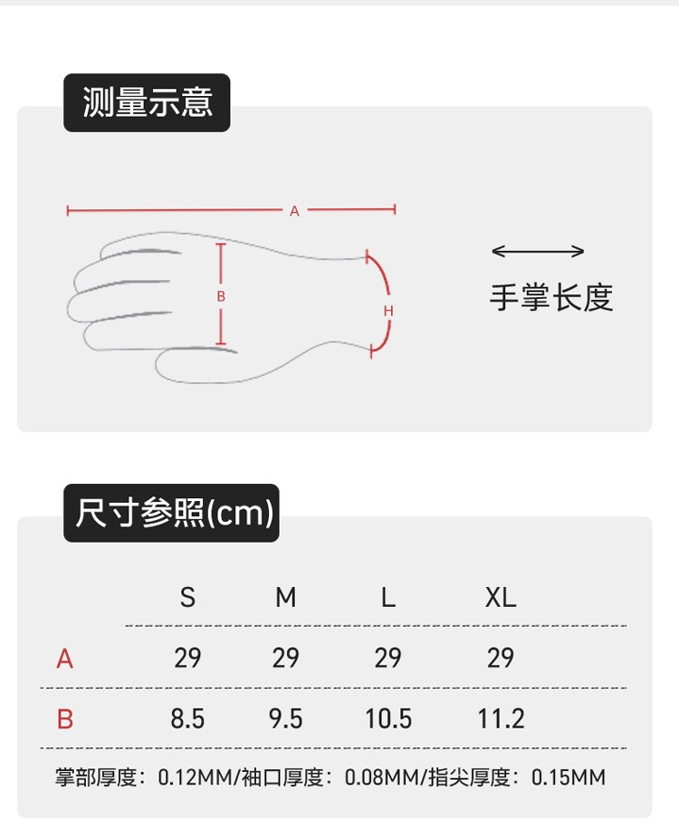 PIP 62-621PF藍(lán)色防滑耐磨一次性乳膠手套圖片8