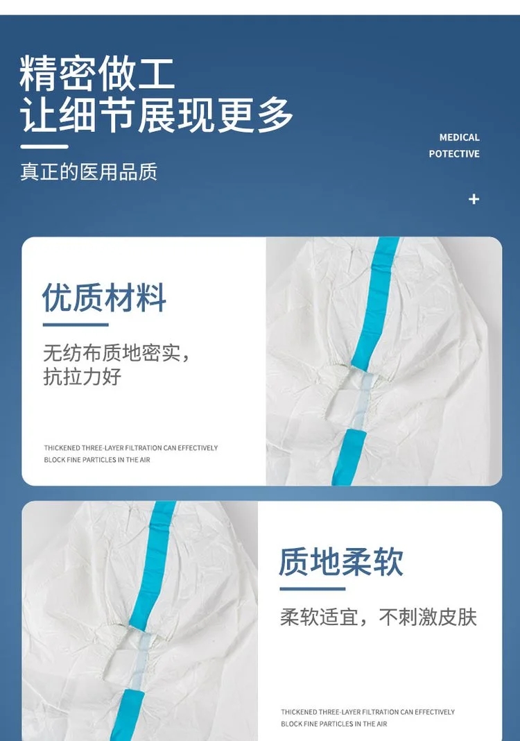 中藍一次性醫用防護服5