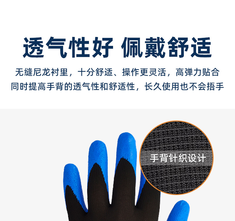 金佰利40228B G40發(fā)泡丁腈涂層勞保手套XL圖片10
