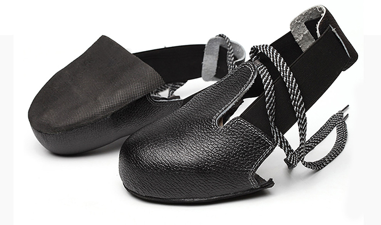 定和DH7019防砸鞋套牛皮訪客參觀鋼頭勞保鞋套11