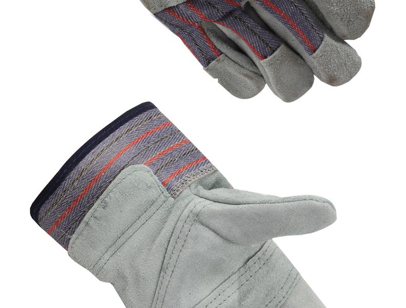 友盟AP-1510耐磨抗穿插牛二層皮勞保手套圖片9