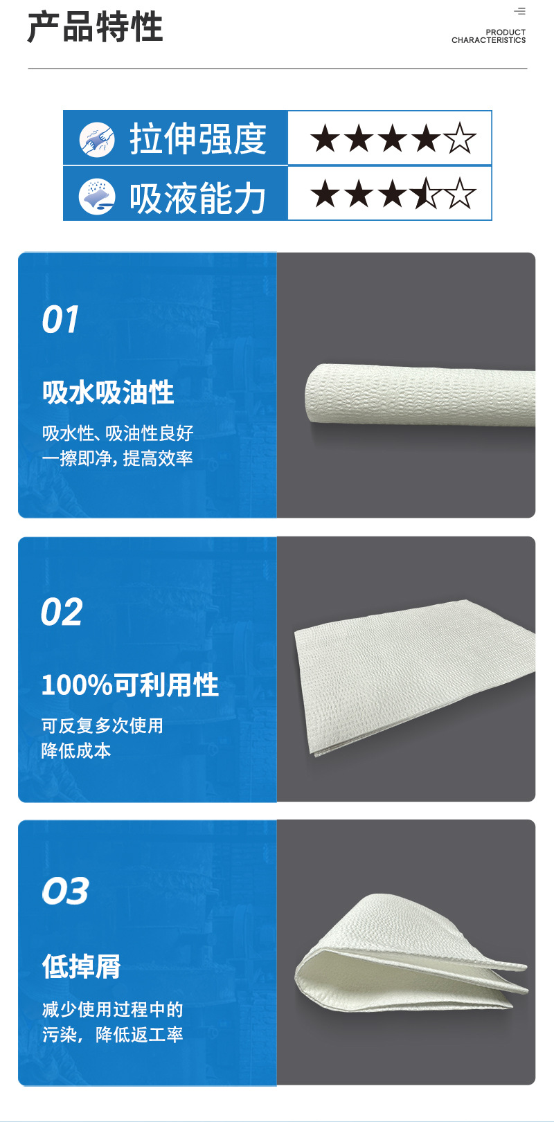 捷易明FA140無塵擦拭紙Dupont杜邦多用途工業擦拭布4