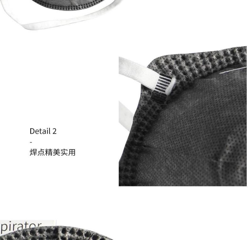 漢盾HD8042P KP95頭戴式杯狀活性炭異味防護口罩6