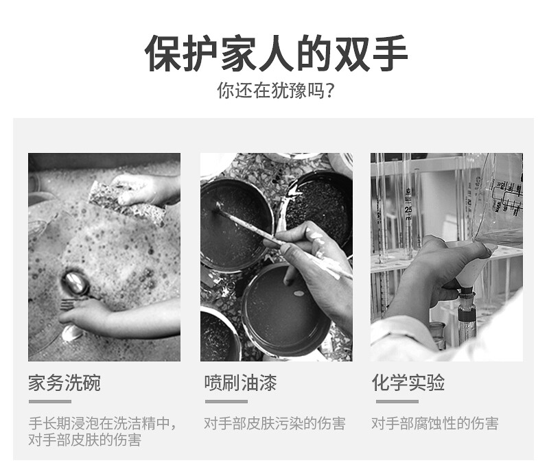 塞莫詩L907MW高彈性加厚耐用乳膠手套圖片9