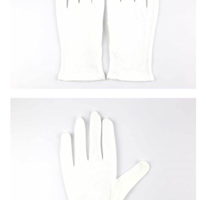 漢盾HD-GP5506純棉白色禮儀勞保手套9