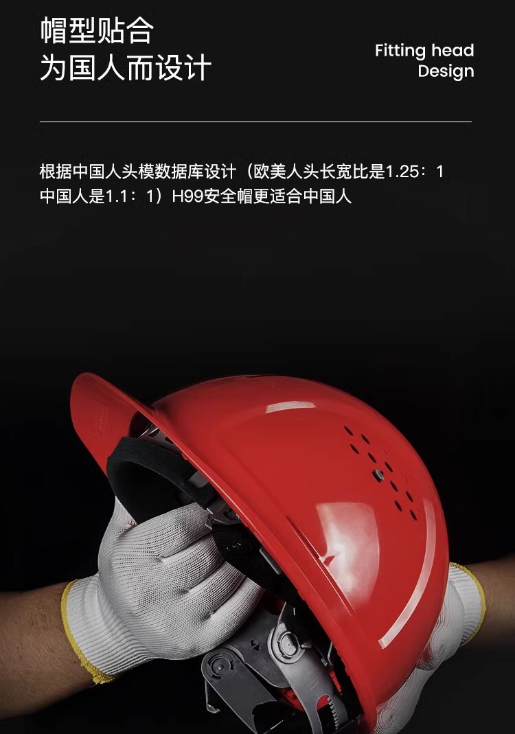 霍尼韋爾L99RS107S PE藍色安全帽 L99S系列安全帽9