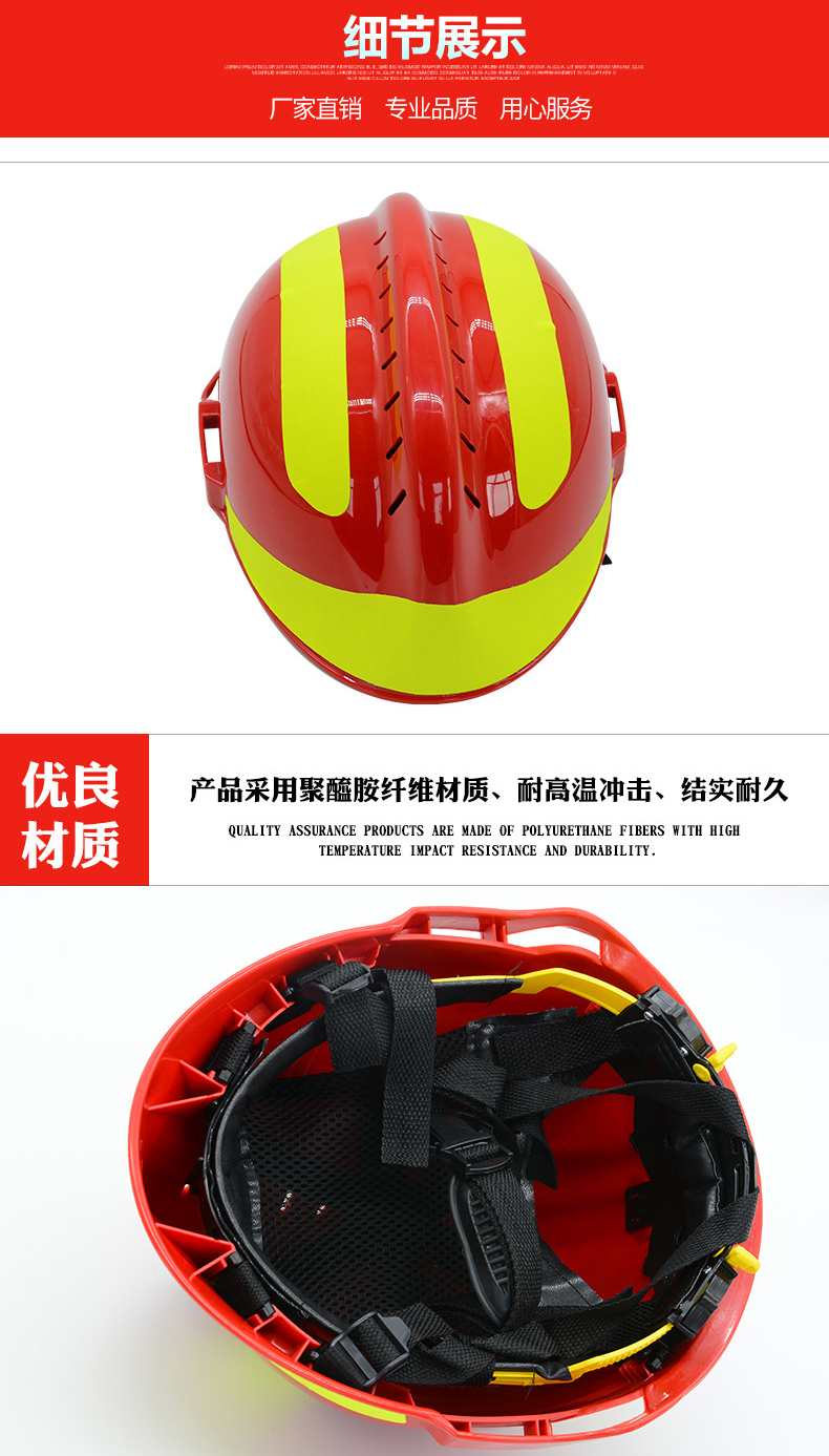 定和DH3103阻燃消防頭盔3C認證6