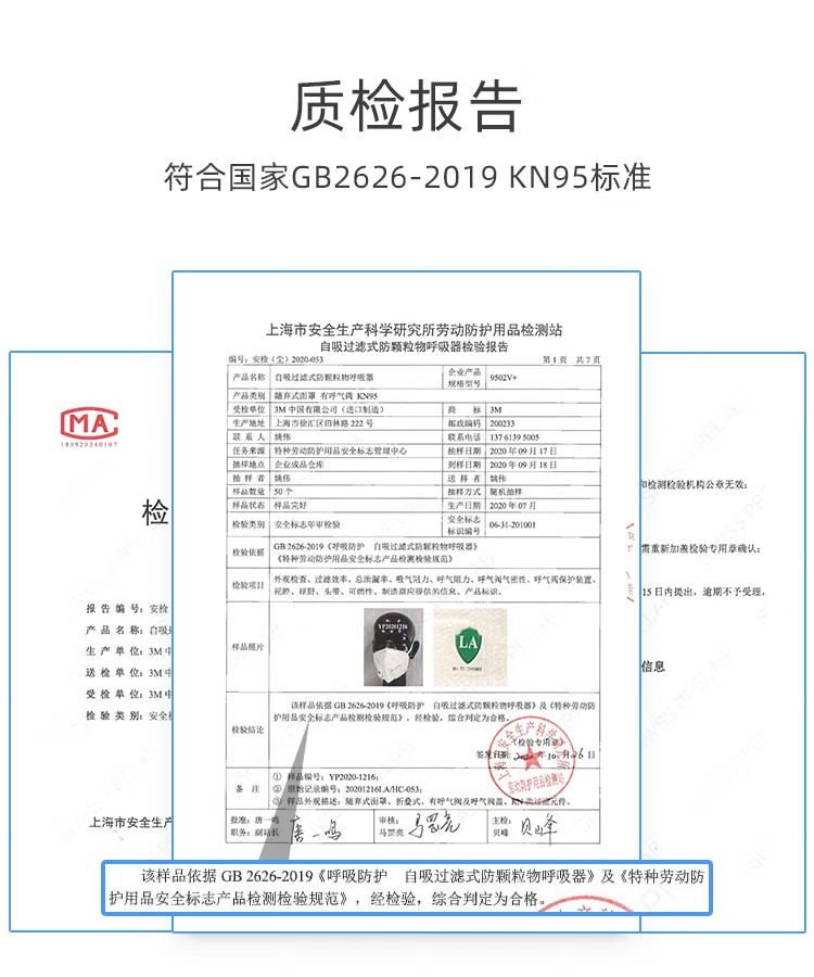 3M 9502V+折疊頭戴式帶閥KN95防塵口罩（獨立裝）6