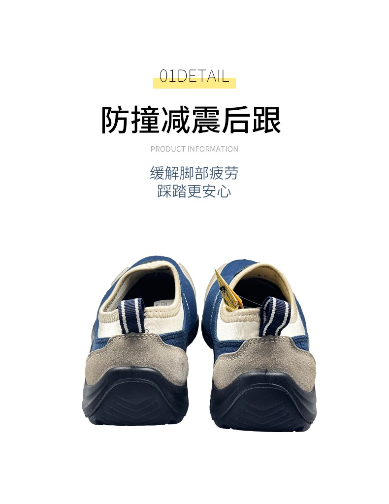 STANLEY史丹利ST6160藍色透氣網(wǎng)布防砸防刺穿安全鞋9