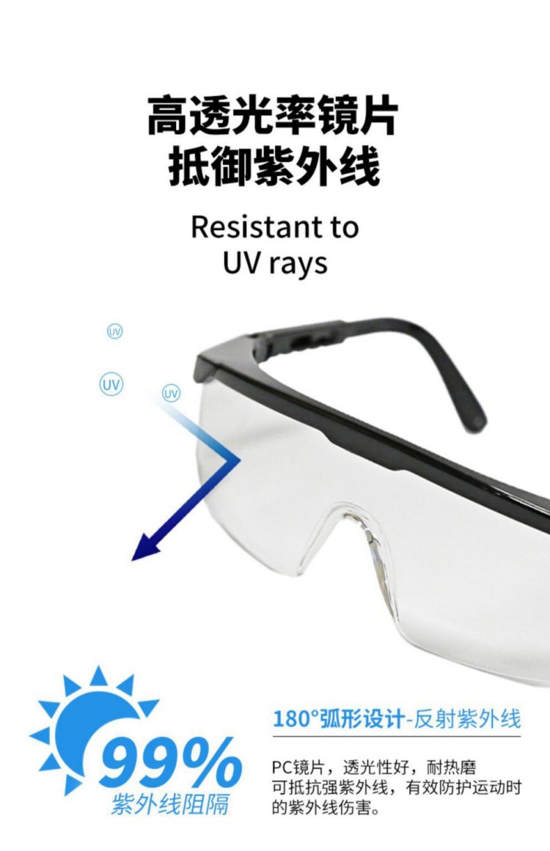 定和DH4011高清透明多功能防護眼鏡7