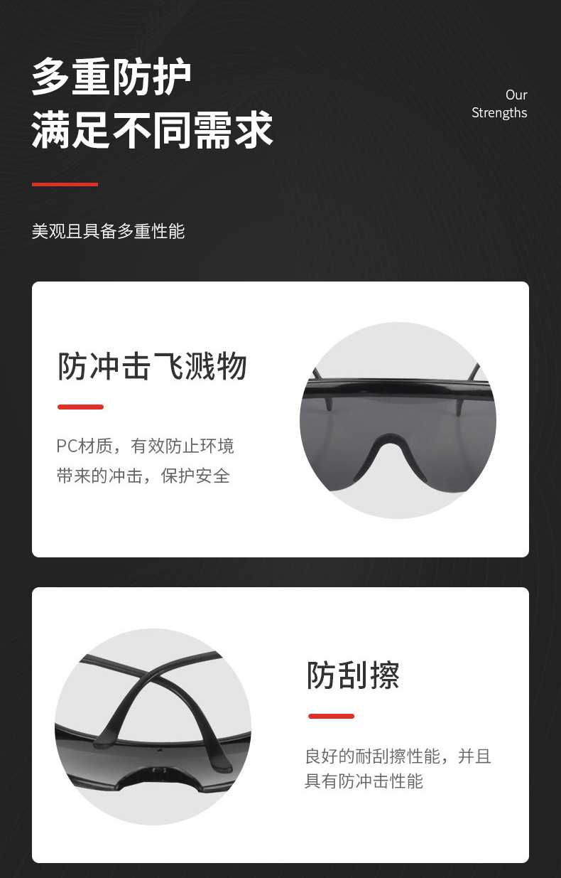 定和DH4017加強(qiáng)防刮擦多功能防護(hù)眼鏡4