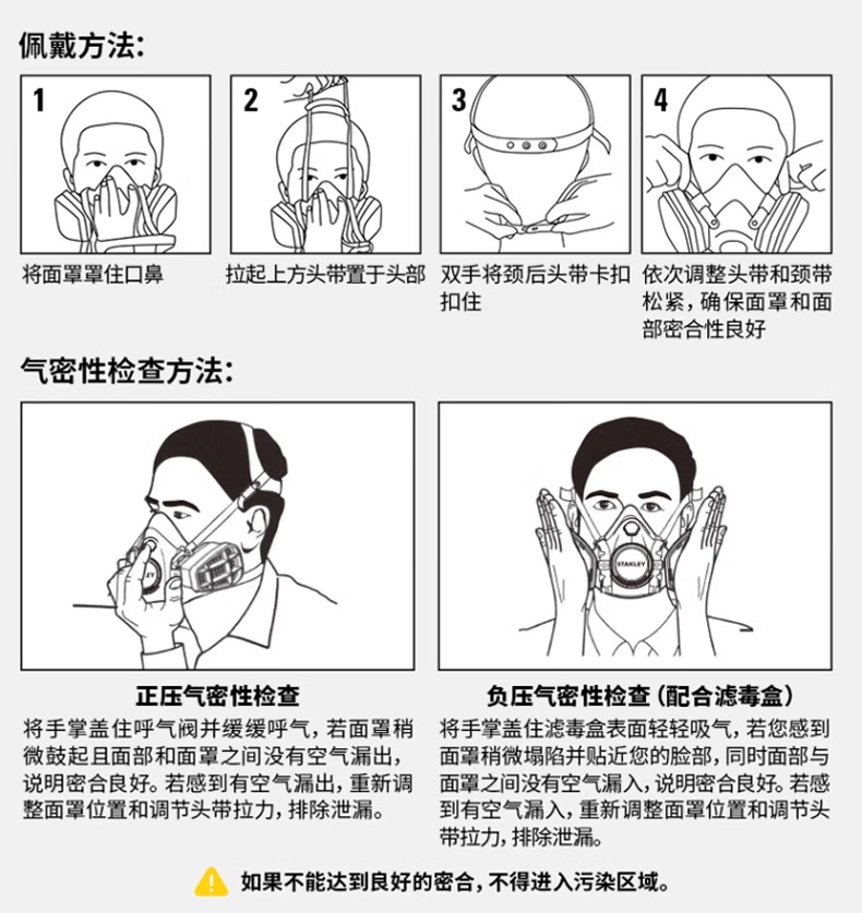 STANLEY史丹利ST23006綜合氣體濾毒盒3