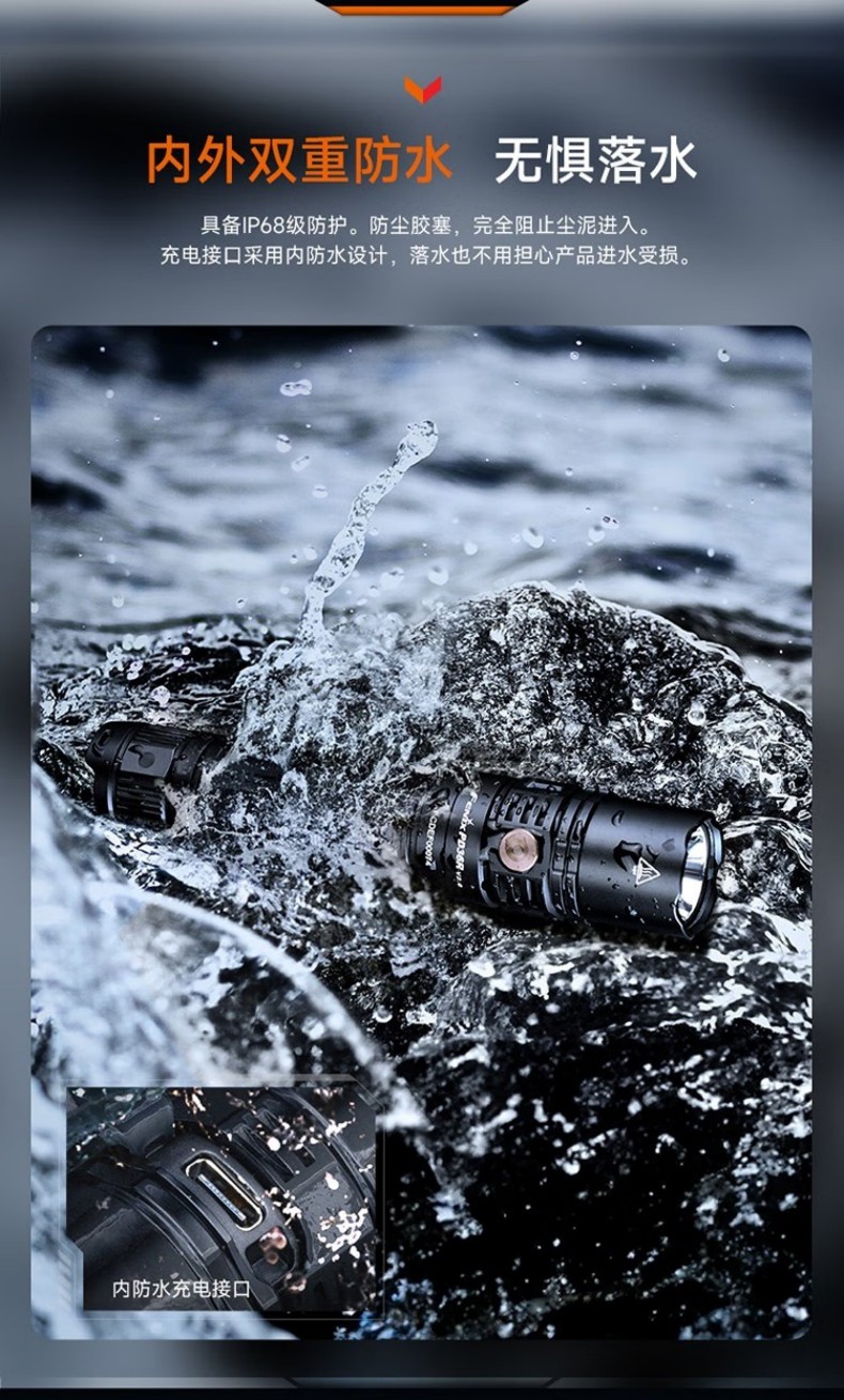 FENIX菲尼克斯PD36R PD系列充電戰術小直筒手電10.jpg