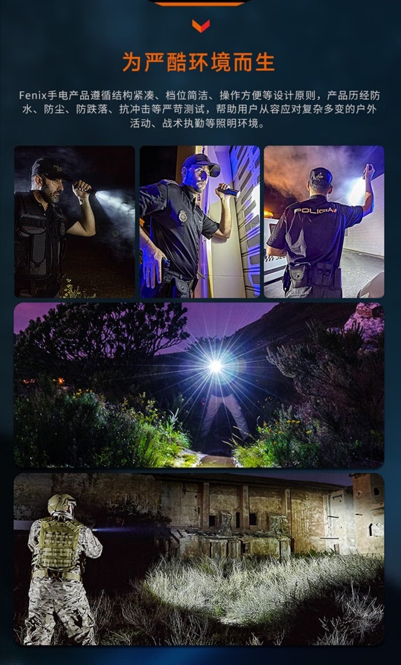 FENIX菲尼克斯PD36R PD系列充電戰術小直筒手電14.jpg