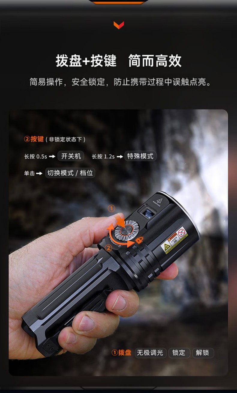 FENIX菲尼克斯LR36R LR系列激光搜索手電6.jpg