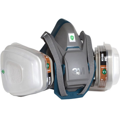 3M650PQL防毒面具硅膠半面具套裝