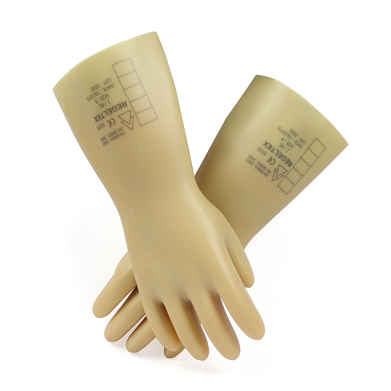 代爾塔207002天然乳膠絕緣手套