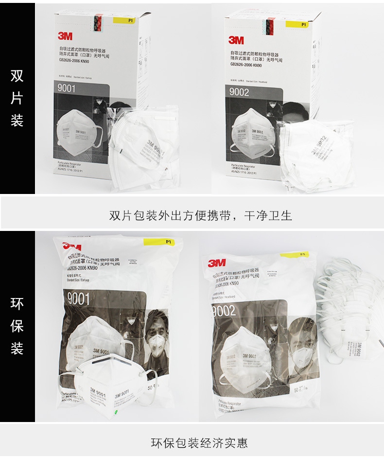 3m9001口罩環保裝圖片