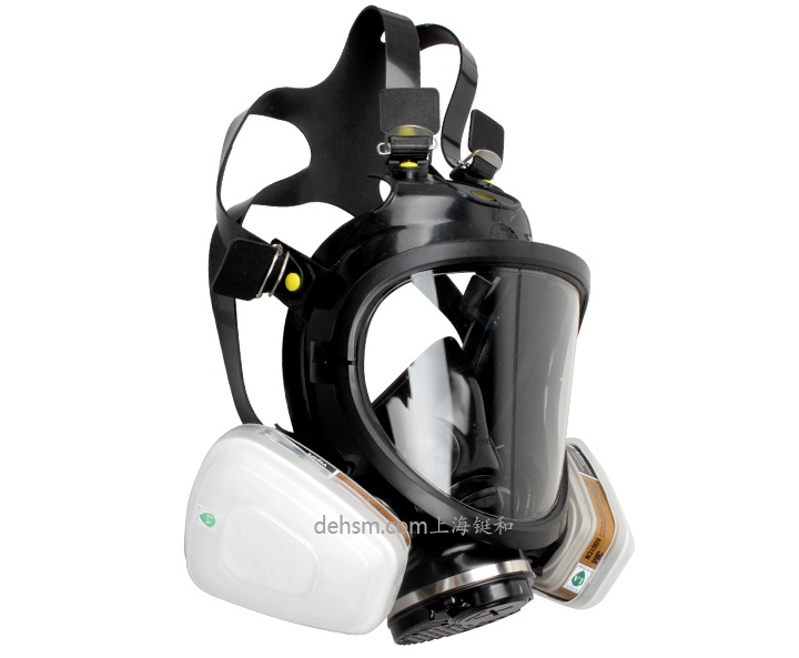 3M7800防毒面具圖片-側面