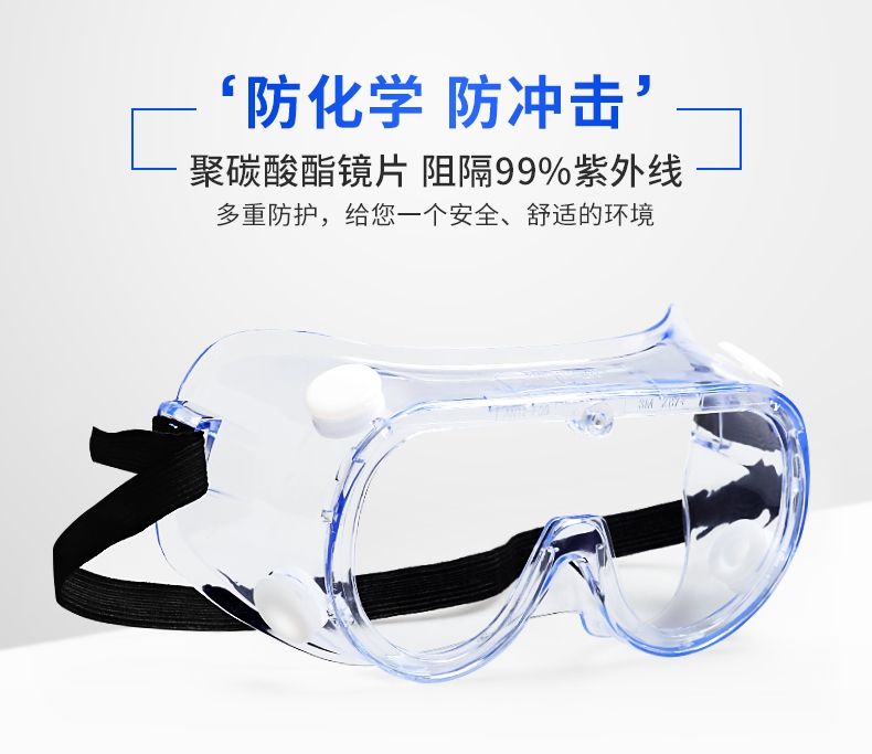 3M1621AF護目鏡防化學(xué)防沖擊