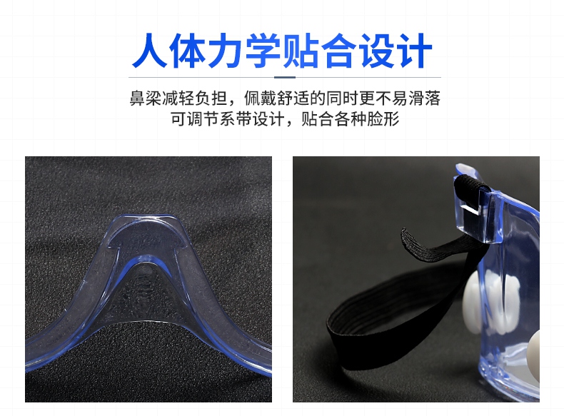 3M1621AF護目鏡人體力學(xué)貼合設(shè)計